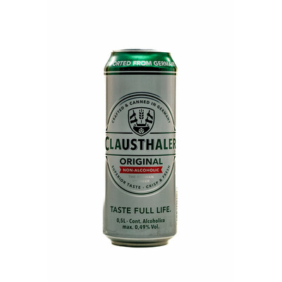 Безалкохолна бира Клаусталер 0,50л. кен ~ Германия ~нова визия