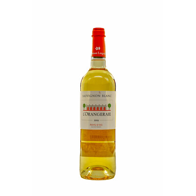 White wine Sauvignon Blanc l'Orangere Pays d'Oc PGI 2019