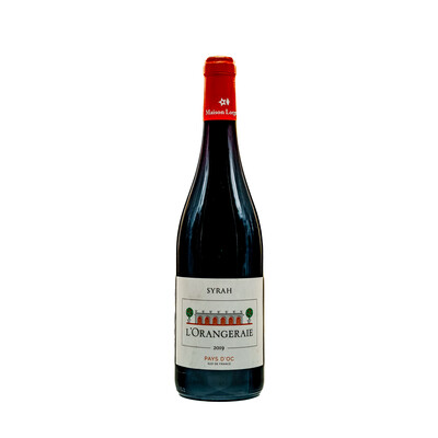 Red wine Syrah l'Orangere Pays d'Oc PGI 2019