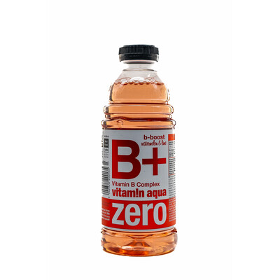 Безалкохолна Негазирана Напитка Витамин Аква Би- Бууст Зиро с витамини B-комплекс и вкус на диня и лайм 0,60л. Мерлин'с