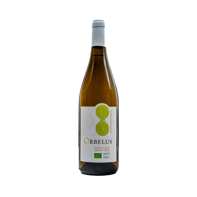 Organic white wine Chardonnay and Viognier Orelek Organic 2019 0,75l. Orbelus ~ Bulgaria