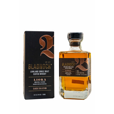 Lowland Single Malt Scotch Whiskey Bladnoch Liora Bourbon & New Oak Cask Matured 0.70l.