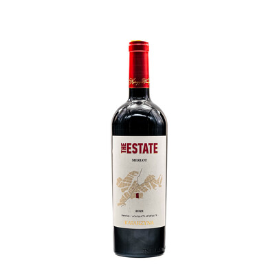 Червено вино Мерло Ди Естейт 2021г.