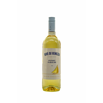 White wine Pinot Grigio Rive di Venezia IGT 2022. 0.75 l. Friuli-Venezia Giulia