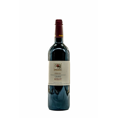 Red wine Merlot Friuli Grave DOC 2021.