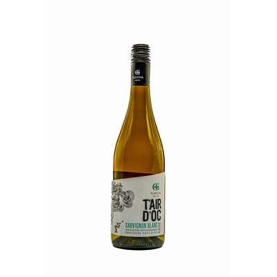 White wine Sauvignon Blanc Terre d'Oc PGI Pey d'Oc 2023.