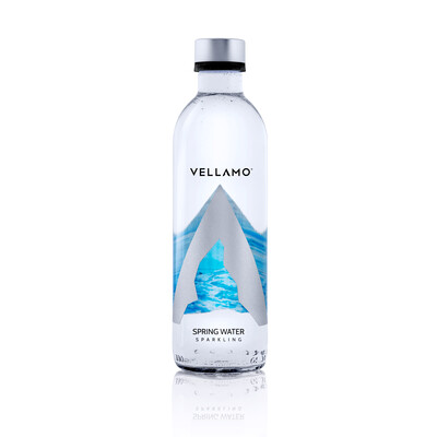 газирана изворна вода Веламо® стъклена бутилка