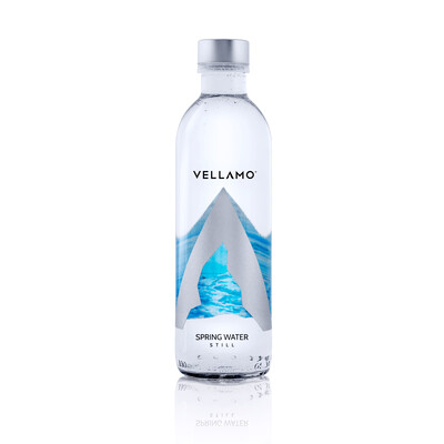 натурална изворна вода Веламо® стъклена бутилка