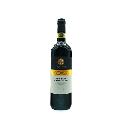 Red wine Brunello di Montalcino Fanti DOCG 2012.