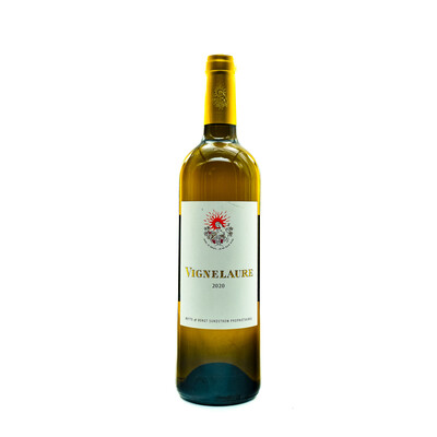 Organic white wine Chateau Vinulor Mediterranean PGI 2020.