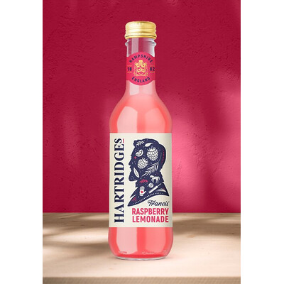 Carbonated drink Raspberry Lemonade Francis Hartridge's Celebrated 0.33l. United Kingdom