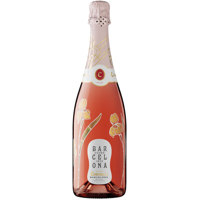 Sparkling wine Rose Cava Cuve Barcelona Brut