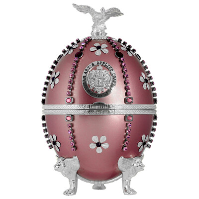 Vodka Imperial Collection Faberge Purple Silver/ Flowers