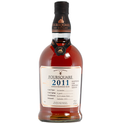 Single Blended Rum Foursquare 2011 Ex-Bourbon Cask 12 years