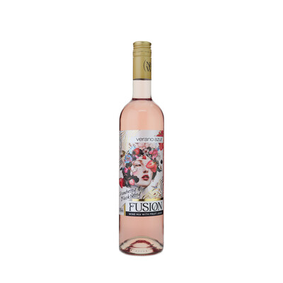 Wine mix Fusion with fruit juice Strawberry and Blackberry
