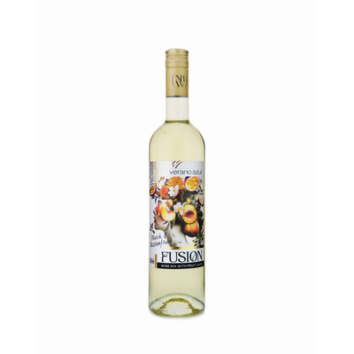 Fusion wine mix with Peach and Passion Fruit juice