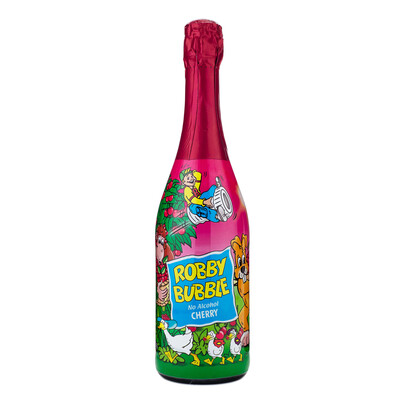 Robby Bubble Non Alcoholic Carbonated Drink Cherry