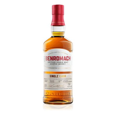 Speyside Single Malt Scotch Whiskey Benromach Single Cask No. 303/2013 PMM 2.2 Bulgaria Exclusive 10 Y.O. Box