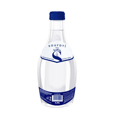 Sparkling natural mineral water Souroti