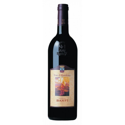 Червено вино Росо ди Монталчино ДОК 2020г. 0,75л. Банфи ~ Италия