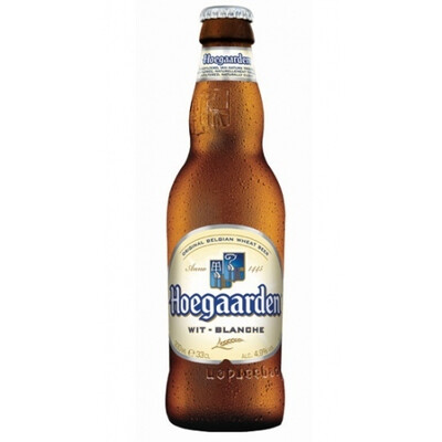 Бяла бира Хугаарден 0,33л. еднократна употреба * 4.9% алк.с-е ~ Белгия
