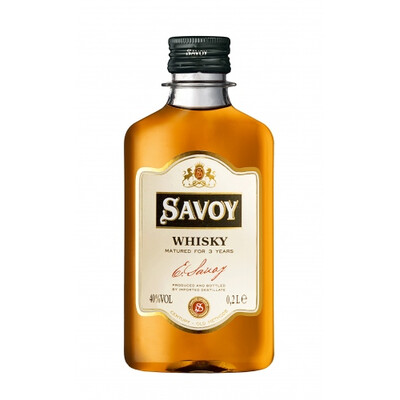 Спиртна напитка Уиски Савой 0.2 л. Карнобат