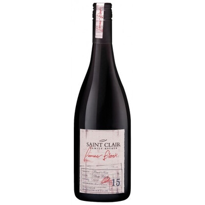 Червено вино Пино Ноар Пайниър Блок 10 Туин Хилс 2020г. 0,75л.Сейнт Клер Фемили Естейт ~ Нова Зеландия