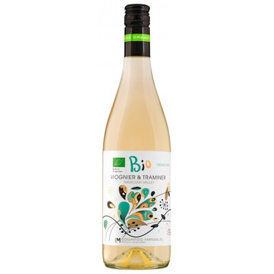 Organic white wine Viognier and Traminer 2022.