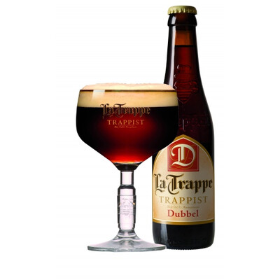 тъмна бира Дубел Ла Трап 0,33л. еднократна употреба, Белгия