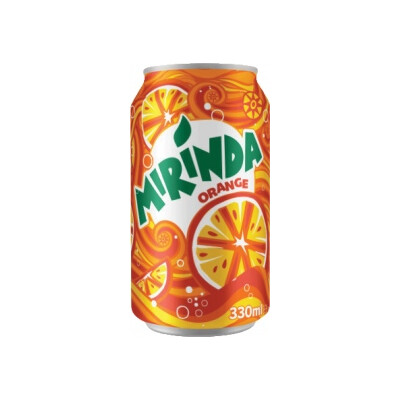 Безалкохолна напитка Миринда Портокал 0,330л. кен