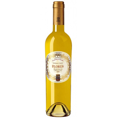 Десертно бяло вино Флорус Москадело ди Монталчино ДОК 2014г. 0,50л. Банфи, Италия