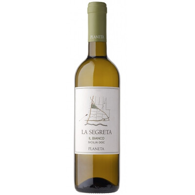 Бяло вино Ла Сегрета Сицилия ДОК 2022г. 0,75л. Планета ~ Италия