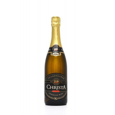 Пенливо вино Криста класик брут 0.75 л. Търговище /Targovishte Christa Brut