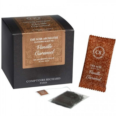 Черен чай Ванилия Карамел Ришар (40 бр. в кутия)