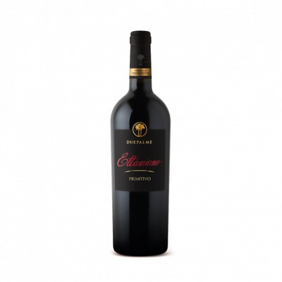 Червено вино Примитиво Саленто Етамиано ИГП 2020г. 0,75л. Кантине Дуе Палме ~ Италия