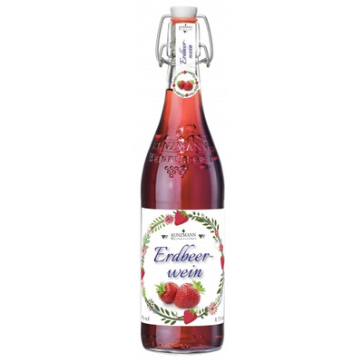 Пенливо Плодово вино розе с вкус на Ягода 0,75л. Кунцман , Германия 