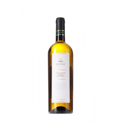 Бяло вино Шардоне Барел Левент 2022г. 0,75л. В.К. Русе ~ България