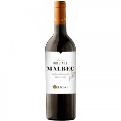 Червено вино Малбек Ди Ориджинъл 2019г. 0,75л. Мезон Ригал ~ Франция