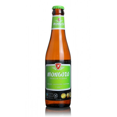 Органична бира Монгозо без глутен 0,33л. еднократна употреба *5% алк.с-е ~ Белгия