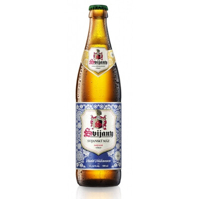 Светла бира Свиянски Маз 0,50л. Пивоварна Свияни - Чехия - еднократна употреба  * 4,8% алк.с-е