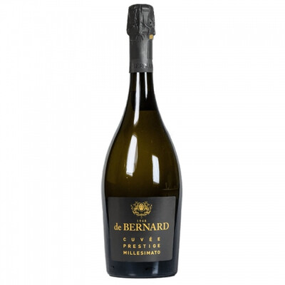 Пенливо бяло вино де Бернард Кюве Престиж Екстра Драй Милезимато 2021 0,75л.
