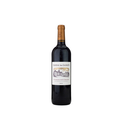 Red wine Chateau des Laurets 2018