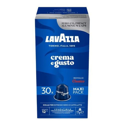 Crema e Gusto Risveglio Classico Maxi Pack NESPRESSO Lavazza (30 individually wrapped capsules)