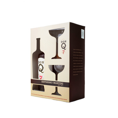 Rum Don Q Reserve Aniejo 7 Y.O. + 2 Glasses of Espresso Martini Puerto Rico