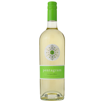 white wine Sauvignon Blanc Pentagram Black Sea Gold 2024г.