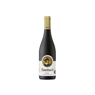 red wine Faustino V Reserva Rioja DOC 2019
