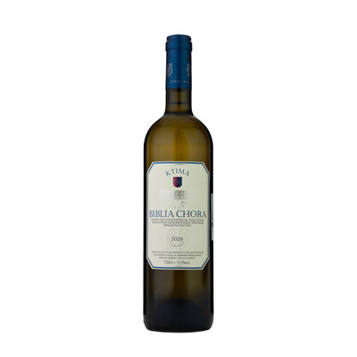 White wine Sauvignon Blanc and Assyrtiko Ktima Biblia 2024