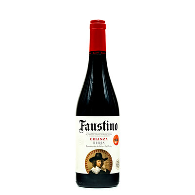 red wine Faustino Crianza DOC 2022