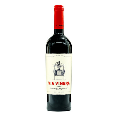 red wine Cabernet Sauvignon and Syrah 2023 Via Vinera