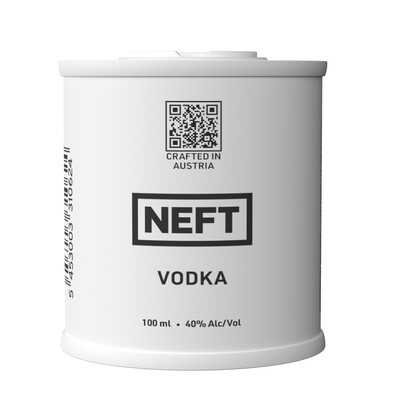 NEFT Vodka Mini White Barrel 100 ml